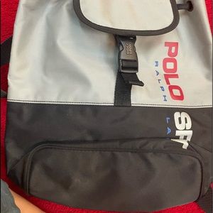 Polo sport backpack with draw string